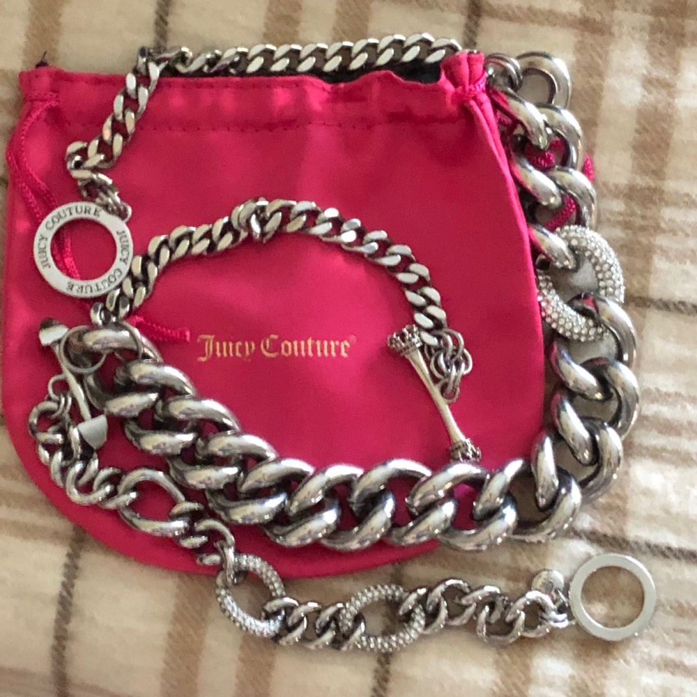 Juicy Couture Necklace and Bracelet Set